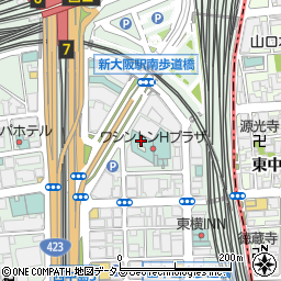 新大阪ワシントンホテルプラザ周辺の地図