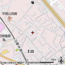 兵庫県加古川市平岡町土山604-16周辺の地図