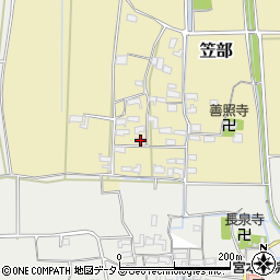 三重県伊賀市笠部530周辺の地図