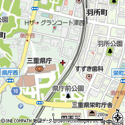 三重県農業信用基金協会　総務課周辺の地図