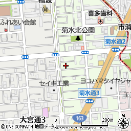 大阪府守口市菊水通2丁目13周辺の地図