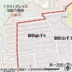 兵庫県神戸市東灘区御影山手6丁目7周辺の地図