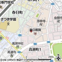 大阪府守口市大枝西町15周辺の地図