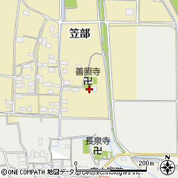 三重県伊賀市笠部624周辺の地図
