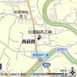 静岡県牧之原市西萩間501-1周辺の地図