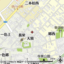 愛知県豊橋市一色町周辺の地図