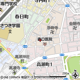 大阪府守口市大枝西町15-5周辺の地図
