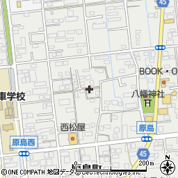 静岡県浜松市中央区原島町197周辺の地図