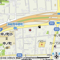 安田株式会社　浜松営業所周辺の地図