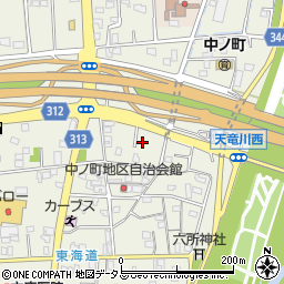 静岡県浜松市中央区中野町1004周辺の地図