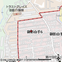 兵庫県神戸市東灘区御影山手6丁目7-40周辺の地図
