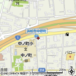 中野町郵便局周辺の地図