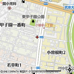 まこと屋ラーメン武庫川店周辺の地図