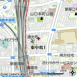 ナマステタージマハル 東中島店周辺の地図