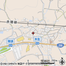 岡山県備前市穂浪1333周辺の地図