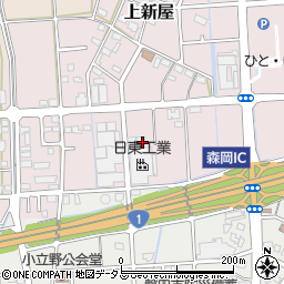 静岡県磐田市上新屋733周辺の地図