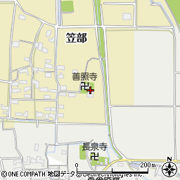 三重県伊賀市笠部621周辺の地図