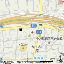 静岡県浜松市中央区中野町674周辺の地図