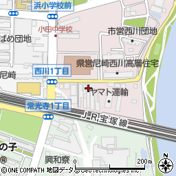 鶴谷製作所周辺の地図