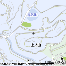 愛知県豊橋市雲谷町上ノ山周辺の地図