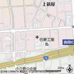 静岡県磐田市上新屋751周辺の地図