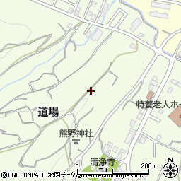 静岡県牧之原市道場周辺の地図