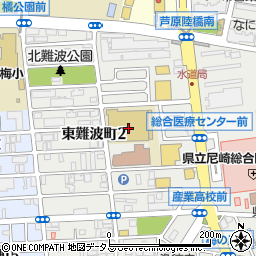 尼崎市立児童福祉施設梅香こどもクラブ周辺の地図