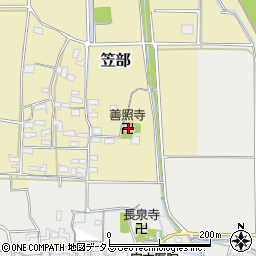 三重県伊賀市笠部622周辺の地図