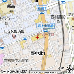 デュクラス大阪周辺の地図