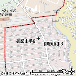 兵庫県神戸市東灘区御影山手6丁目7-51周辺の地図