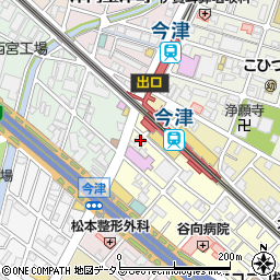 兵庫県西宮市今津水波町2-2周辺の地図