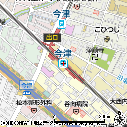 ビューティーフェイス　阪神今津店周辺の地図