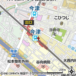 兵庫県西宮市今津曙町1周辺の地図