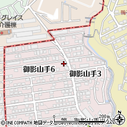 兵庫県神戸市東灘区御影山手6丁目7-53周辺の地図