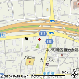 静岡県浜松市中央区中野町683周辺の地図