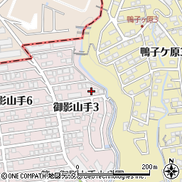 兵庫県神戸市東灘区御影山手3丁目15-5周辺の地図