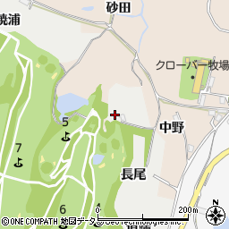京都府木津川市加茂町大野長尾周辺の地図