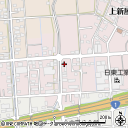静岡県磐田市上新屋813周辺の地図
