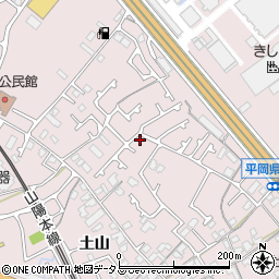 兵庫県加古川市平岡町土山604-1周辺の地図