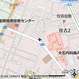 日本調剤住吉薬局周辺の地図