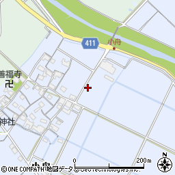 三重県津市小舟400-11周辺の地図