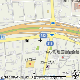 静岡県浜松市中央区中野町757周辺の地図