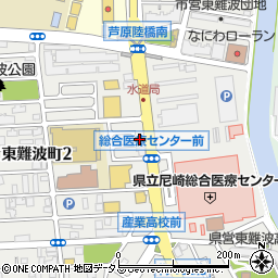 尼崎センタービル周辺の地図