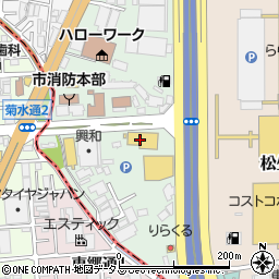 コーナン門真殿島店周辺の地図