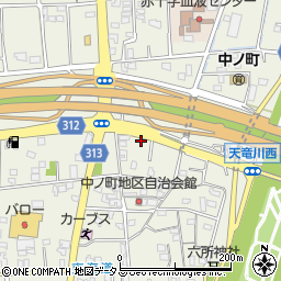 静岡県浜松市中央区中野町915周辺の地図
