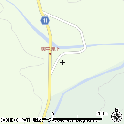 広島県山県郡北広島町奥中原34周辺の地図