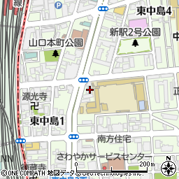 大阪府大阪市東淀川区東中島3丁目5-10周辺の地図