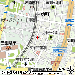 三重県　屋外広告美術協同組合周辺の地図