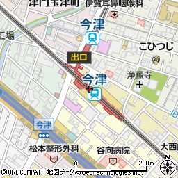 Cafe Sanbankan 阪神今津駅店周辺の地図