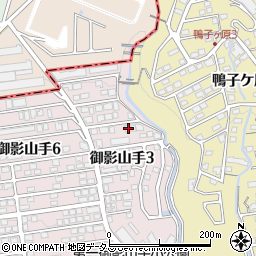 兵庫県神戸市東灘区御影山手3丁目15-25周辺の地図